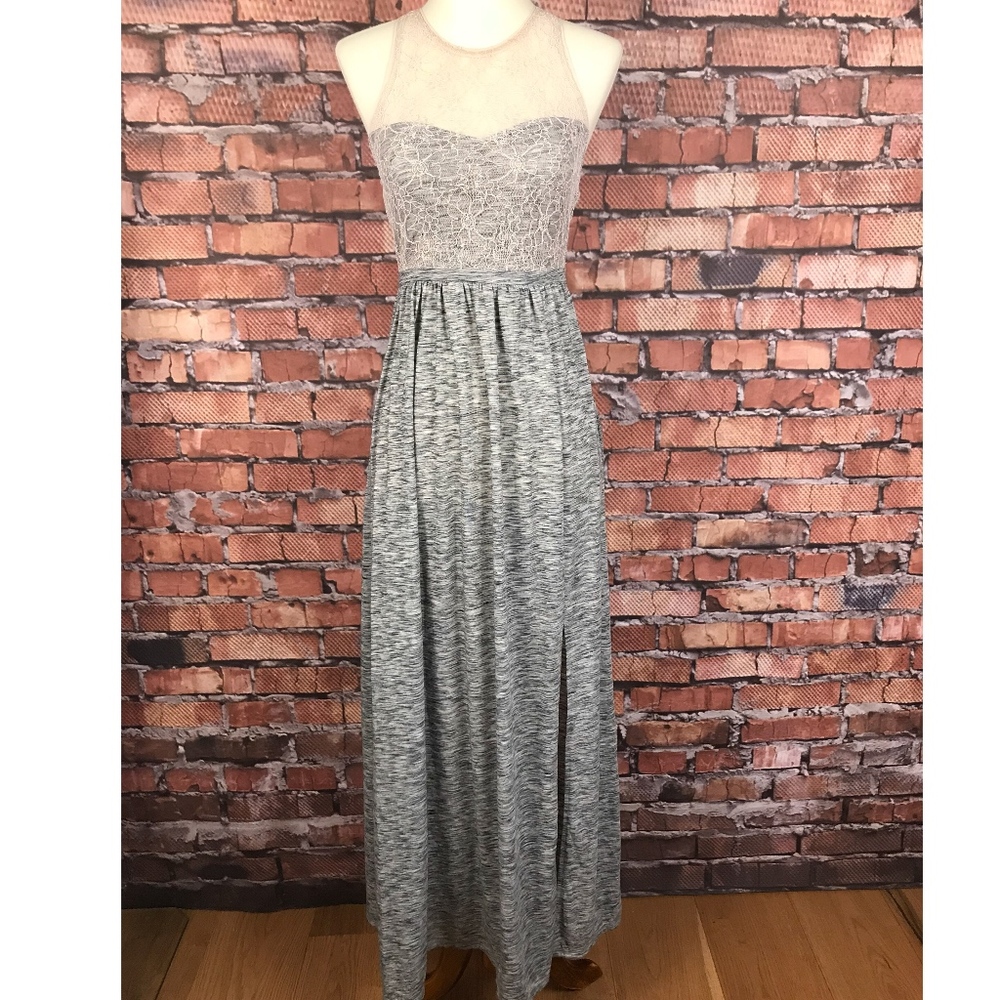 Kimchi Blue Racer-back Maxi w/Lace Overlay SZ XS